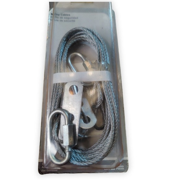 National Hardware 8'8" x 1/8" Stainless Steel Cable Rope with Carabiner and Loop - Picture 6 of 13